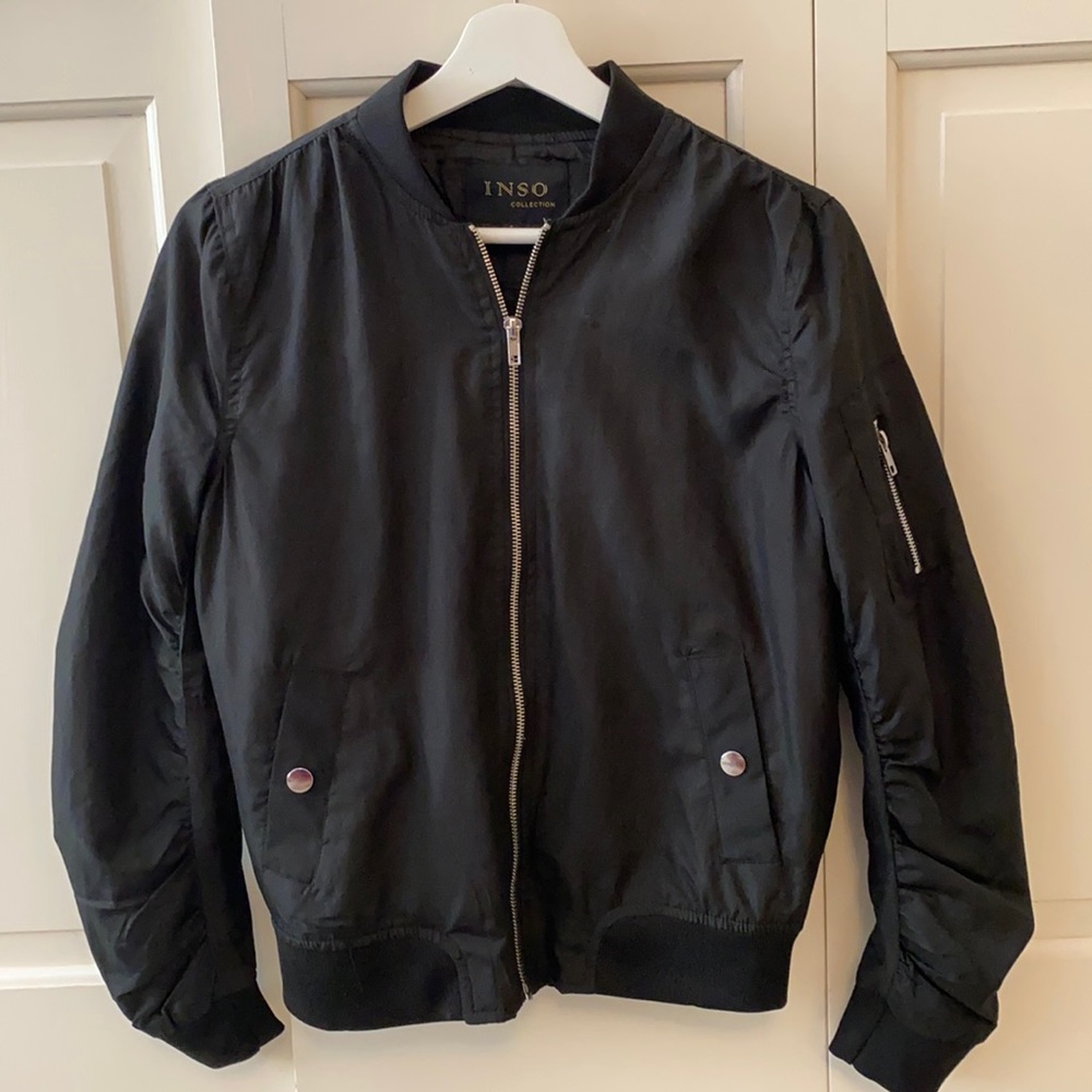 INSO Black Bomber Jacket